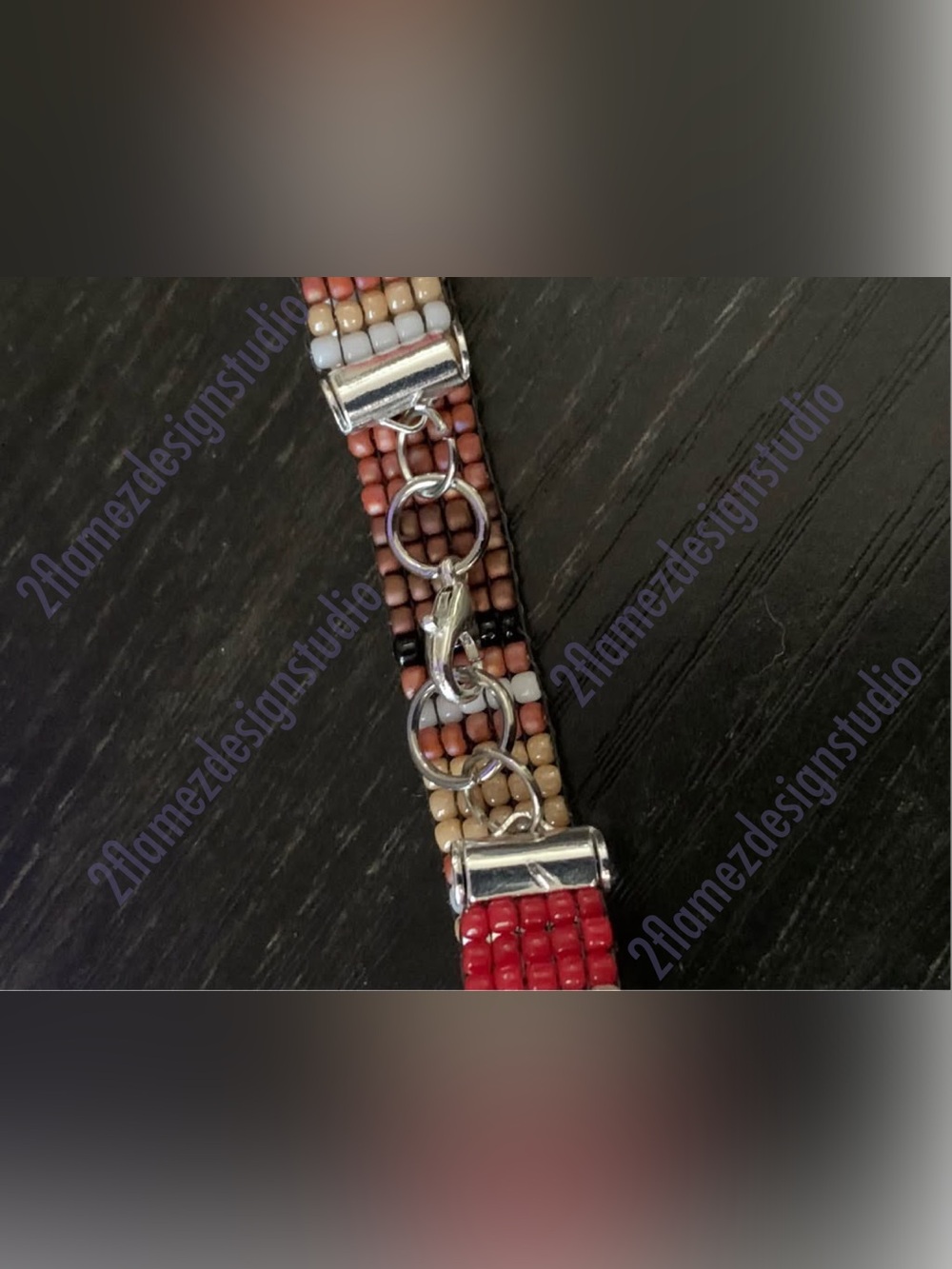 Handmade Blanket Seed Bead Bracelets - 2 colors - Picture 3 of 6